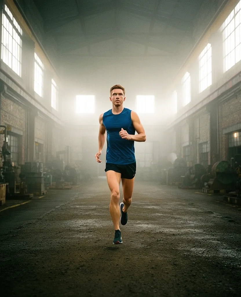 Industrial gym atmosphere